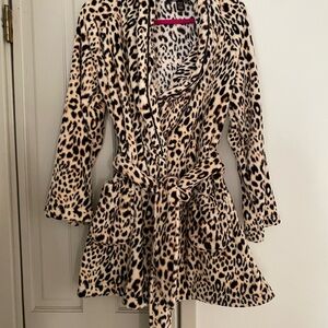Victoria's Secret Leopard Print Robe